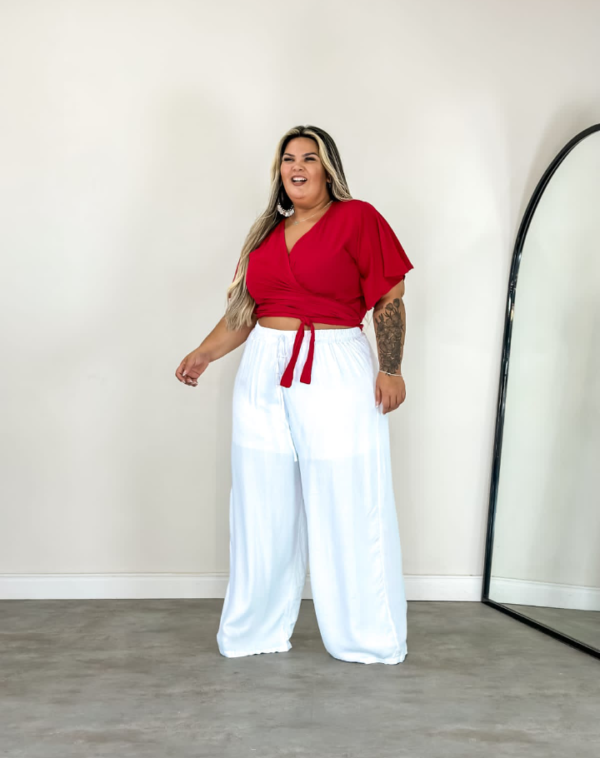 Calça Pantalona Plus Size