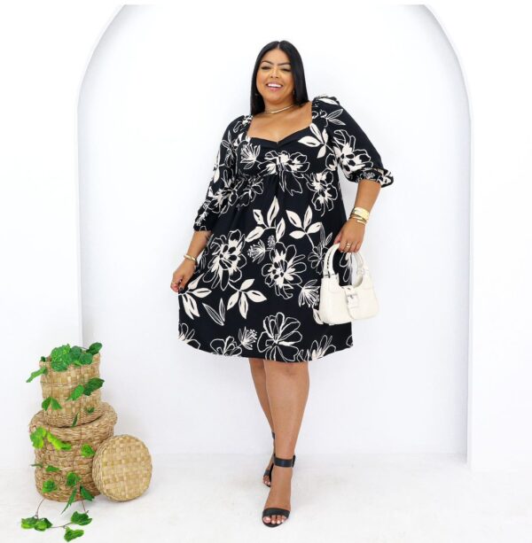 Vestido Longuete Plus Size